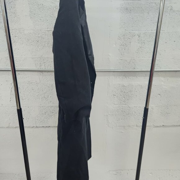 NWT Future Collective Black Double-Breasted Long Coat Size M - Picture 14 of 14